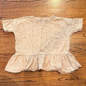 Rylee + Cru peplum t-shirt 2T / 3T
